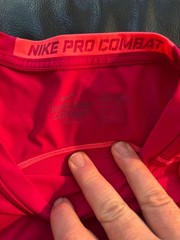 Nike Pro COmbat dri fit t shirt 2xl maroon MInt condition athletic work out gear