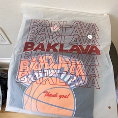 Black BAKLAVA Basketball Knicks Action Bronson Short Sleeve T-Shirt Unisex L