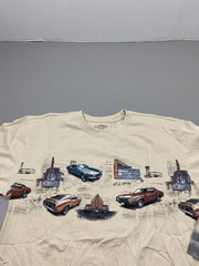 Shirt Mens L Beige Clearwater Outfitters Cars Graphic Tee Crewneck Cotton