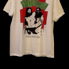 Vintage 1992 Soundgarden Jesus Christ Pose 90s Band RARE T-Shirt REPRINT XL