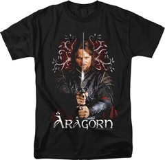The Lord Of The Rings Aragorn T-Shirt 180 GSM | 100% Cotton DTG Print
