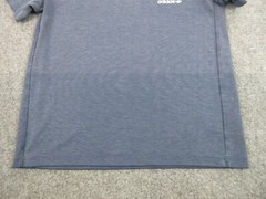 Adidas Shirt Mens Adult Small Blue Logo Crew Casual Outdoors Athletic