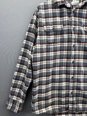 Jachs Mens Beige Plaid Shirt Collared Button Down Long Sleeve Size Large