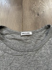 Hiro Clark Gray Short Sleeve 100% Cotton T-Shirt Men’s Size Medium Canada Made