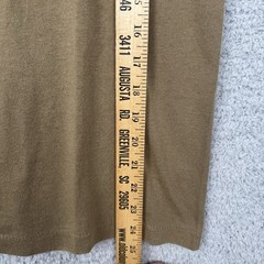 Vintage 80s Exercise Bright Star T-Shirt Military Brown Size M Made in USA