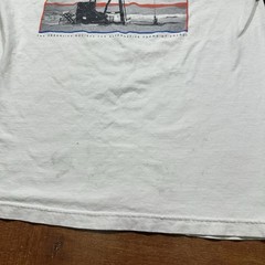 Vintage Freshjive Anti Drilling Oil T Shirt Mens M White Big Oil Protest Eco