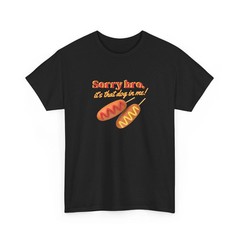 Funny Hotdog Gladiator Meme Tee Weird Corn Dog Lovers Black T-shirt