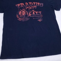 GALT Great American Trading Post Supply T-Shirt Adult Size M Navy Blue Native