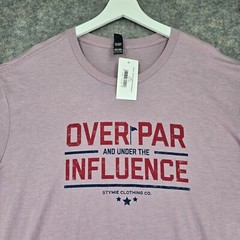 Stymie Clothing Co. Over Par Under the Influence Funny Golf Graphic Mens 3XL