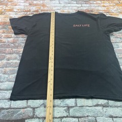 Salt Life Shirt Adult M Black Pocket Fishing Beach Casual Outdoor Tee Mens