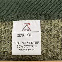 Rothco Shirt Mens 3XL Green Camo Thermal Long Sleeve Crew Neck Military Rugged