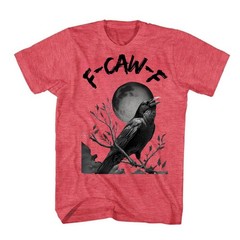 Black Crow F-Caw-F Shirt Black Bird Novelty T-Shirt Fcawf Funny Moon Small – 5XL