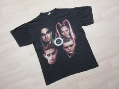 Vintage 1990’s Coal Chamber T-Shirt (L) Blue Grape Nu-Metal Autographs on Back