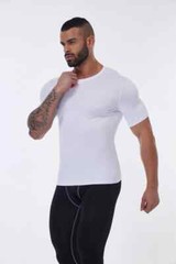 Men’s V Neck Shirts Casual Short Sleeve Gym Athletic T Shirt Top Workout Shirts