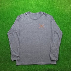 The Normal Brand Tshirt Mens Medium Blue Long Sleeve Graphic Bear Tee Casual