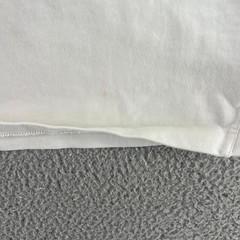 Helmut Lang Shirt Mens Large White Cotton Crewneck Oversized Short Sleeve Tee