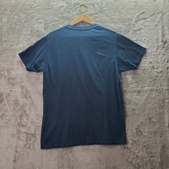 Ariat Mens Medium Blue Graphic T Shirt USA Logo Buckle Western Casual Tee