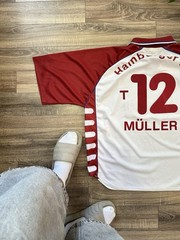 Hamburg 1999 2000 Home Soccer Jersey Football T-Shirt Fila Vintage Size XL-XXL