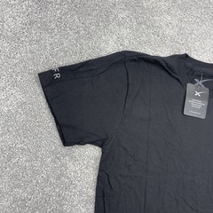 Space X Shirt Mens Small Black Crew Neck Short Sleeve Big Falcon Rocket New