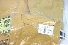 J Crew Mens Slim Washed Pocket T Shirt Size Large Orange/Yellow MSRP 24.50