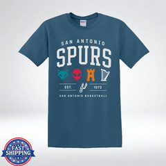 San Antonio Fan Retro Icons Est 1973 Graphic T-Shirt