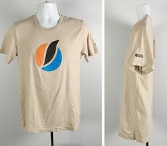 Golden Harvest Corn Seed Farming T Shirt Mens Medium Tan Cotton
