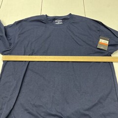Galaxy Navy Blue Basic Long Sleeve T-Shirt Men’s Size X-Large