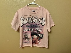 Hellstar Brainwashed 3005 World Tour Pink Graphic Men’s Crew Tee Size S