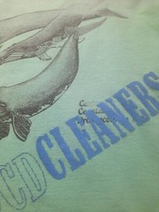 Vintage Single Stitch T-Shirt with Humpback Whales by OCD Cleaners x Bodega