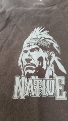 Shaka Wear Native American Wolf Moon Heavyweight Streetwear T-Shirt Black XL