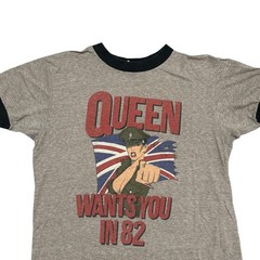 Vintage Queen Shirt 80s Tour Concert Rock Band Tee Single Stitch Freddie Mercury