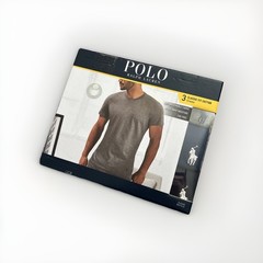 Polo Ralph Lauren 3-Pack Gray/Blue/Navy Crew Neck T-Shirt Men’s Size S NWT