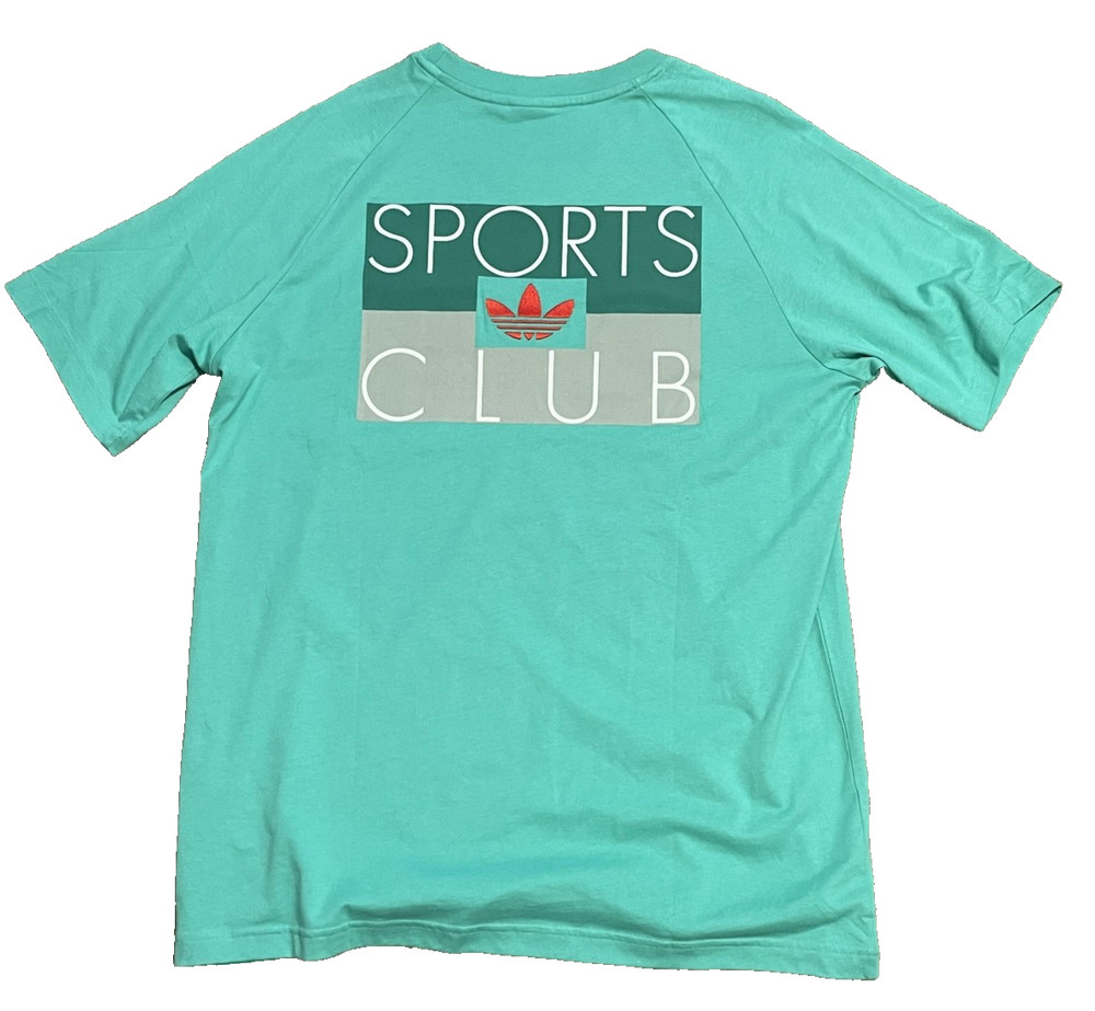 Adidas Shirt Mens Large Sports Club Trefoil Athletic Tee Pakistan