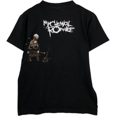Used 90’S THE ROXX x My Chemical Romance Skull Pattern Band T-shirt Men’s Si…
