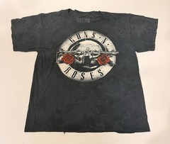 Vintage Guns N Roses Tour acid wash tshirt with cut neck openings