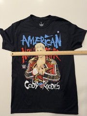 WWE American Nightmare Cody Rhodes T-Shirt Black Mens Small New