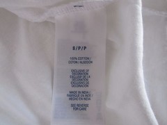 Nautica Crew Neck Est. Roman Numeral Men’s Tee Right White S MSRP $24.50 NWT