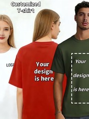 Father’s Day Gift Personalized T-Shirt, Custom Name & Dad Title Image Print
