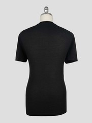 NEW KIRED BLACK COTTON T-SHIRT US 42 – EU 52 KRME11