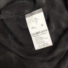 ATA HEMP ORGANIC COTTON U NECK NEP TEE A01-01024 T-shirt Tops black 6-0601S∞