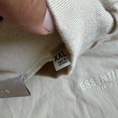 Essentials Fear Of God Beige Logo Men’s Tee size XXL in GUC