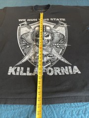 Weiv Gear Biker T-Shirt Pirate Biker Themed California For Life 3XL