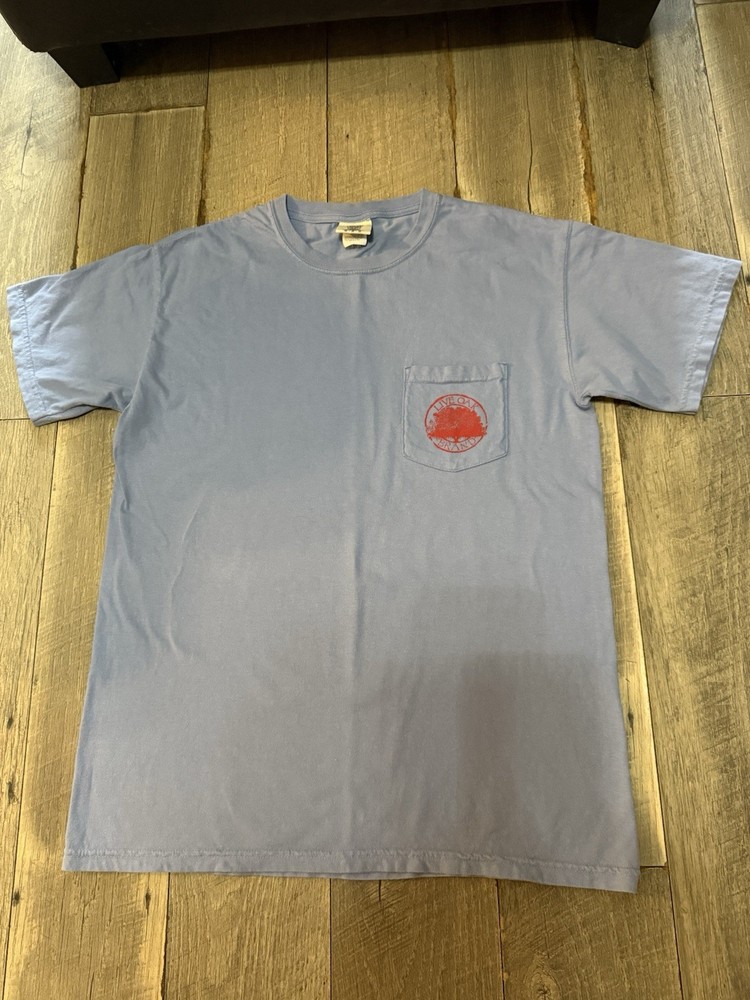 NWOT Live Oak Brand HOT Sauce blue t-shirt size M