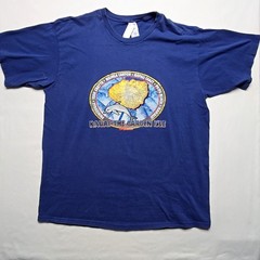 Kauai Hawaii The Garden Isle Graphic Tee Dolphin Tropical Blue 2X Shirt