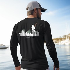 Palmyth Mens Fishing Shirts Long Sleeve Sun Protection Shirts UPF 50+ Rash Gu…
