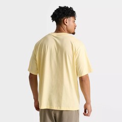 New Balance Athletics Flying NB Logo Mens T-Shirt Yellow Medium NWT