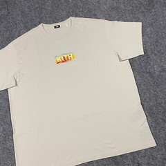 Kith Miami Design District Exclusive Box Logo Tee Shirt Adult XXL Chalk Beige