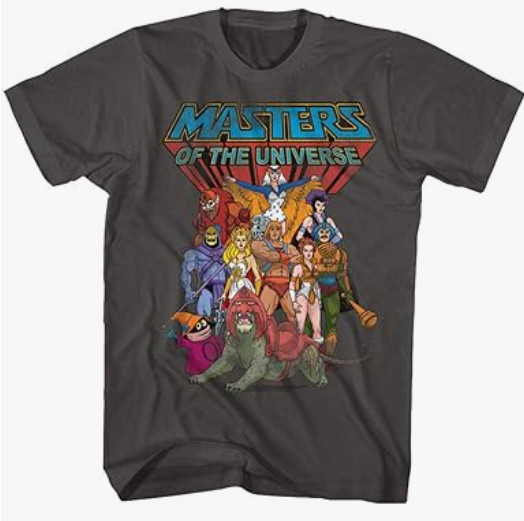 Masters of The Uni… TV Series The Whole Group Gang Adult T-Shirt Tee
