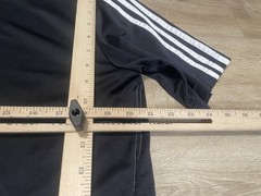 Adidas T-Shirt Mens Sz L Black White Stretch Performance Fit Crewneck Gym Run
