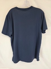 2 Pack All in Motion Mens Short Sleeve Active T-Shirt Navy Blue Crew Neck Size M
